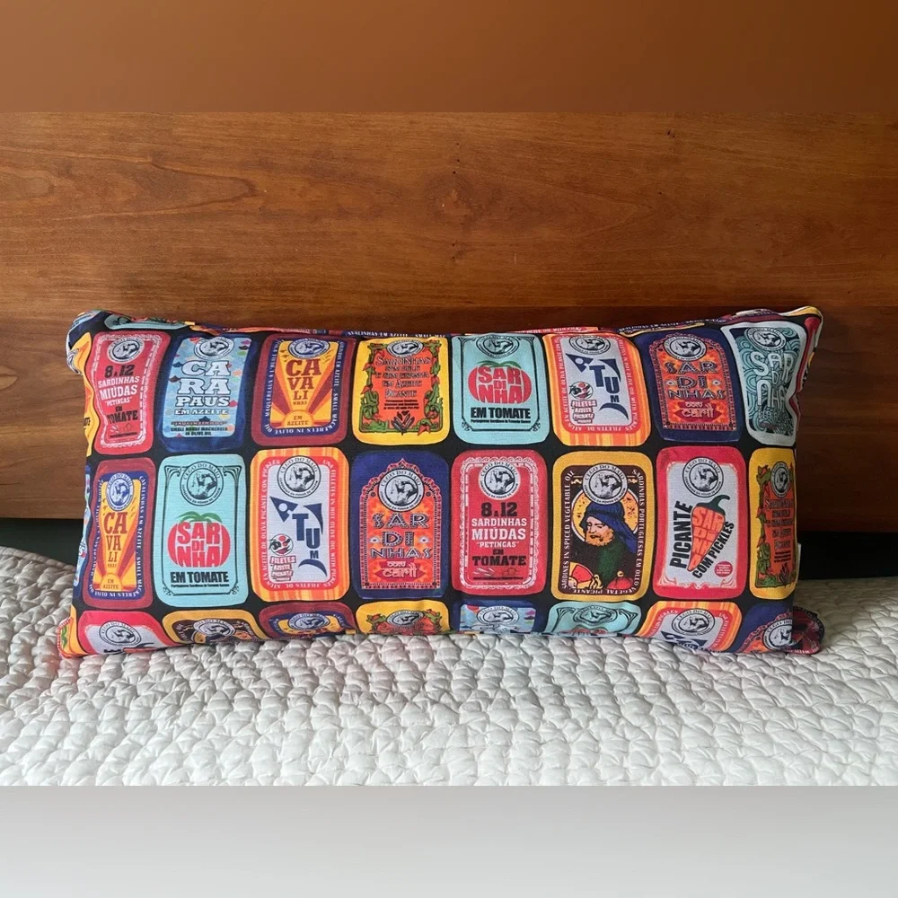 New Sardine pop art accent pillow